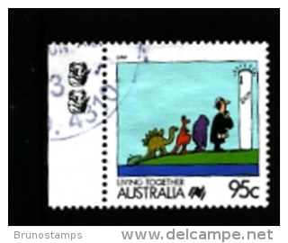 AUSTRALIA - 1991  95c.  LAW  2 KOALAS  REPRINT  FINE USED - Proofs & Reprints