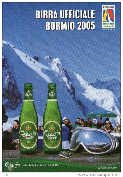 A 3680 -  Bevande, Birra Carlsberg - Advertising