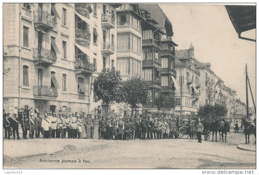 Y Y 468   / C P A  SUISSE  CHAUX-DE-FONDS   CORTEGE HISTORIQUE    ANCIENNE POMPE A FEU - La Chaux