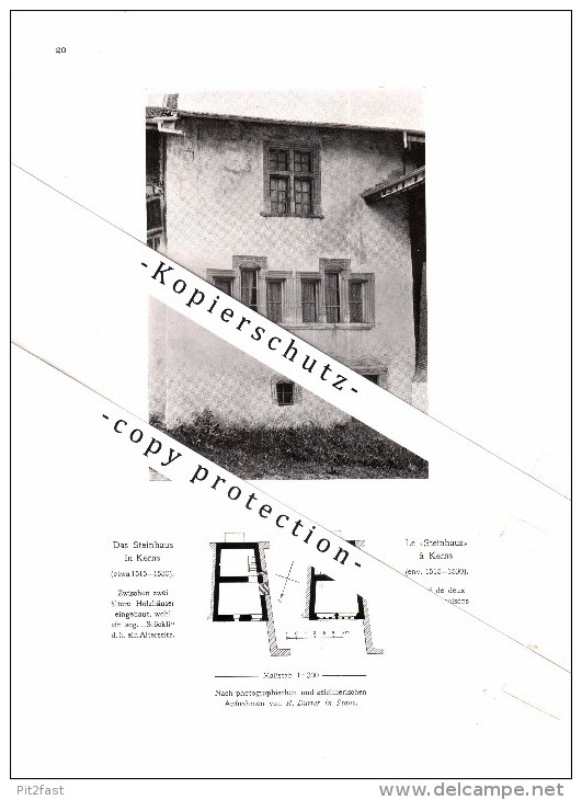 Photographien / Ansichten , 1907 , Kerns Und Stäffis , Estavayer-le-Lac , Prospekt , Architektur , Fotos !!! - Kerns