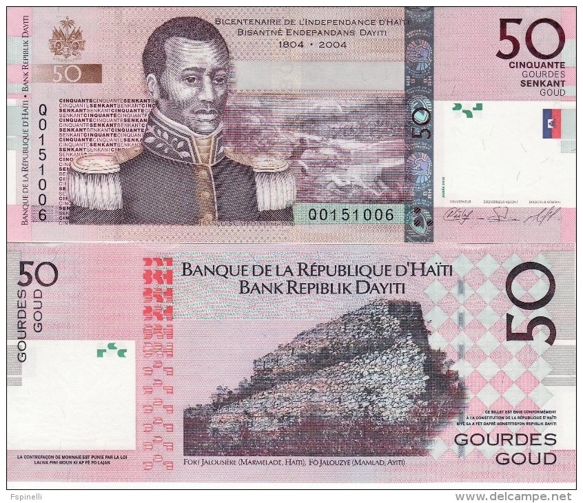 HAITI   50  Gourdes   P274c      2010    UNC - Haïti