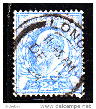 Great Britain Used Scott #131 2 1/2p Edward VII, Ultramarine SON CDS London DE 2 04 - Oblitérés