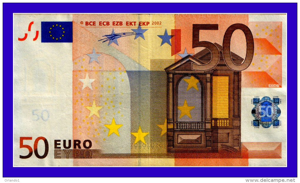 50 EURO "X" GERMANY FIRMA DUINSBERG R004D1 AUNC SEE SCAN!!!!! - 50 Euro