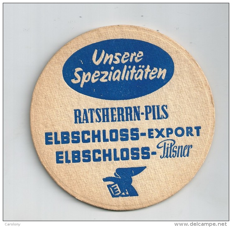 Sous-Bock Elbschloss- Export Ratshern-Pils (Série) - Beer Mats