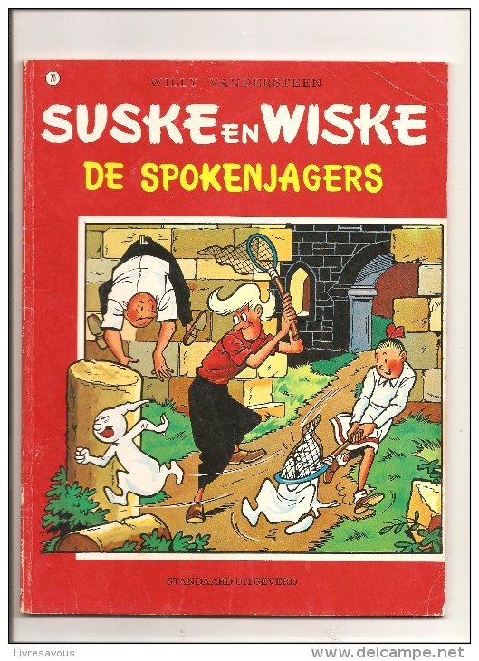 Suske En Wiske DE SPOKENJAGERS N°70 Par Willy Vandersteen Editions Standaard Uitgeverij De 1980 - Suske & Wiske