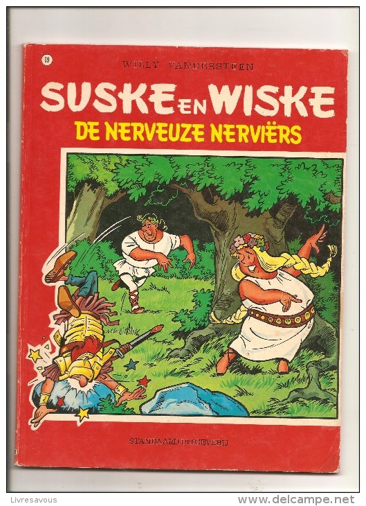 Suske En Wiske DE NERVEUZE NERVIËRS N°69 Par Willy Vandersteen Editions Standaard Uitgeverij De 1982 - Suske & Wiske