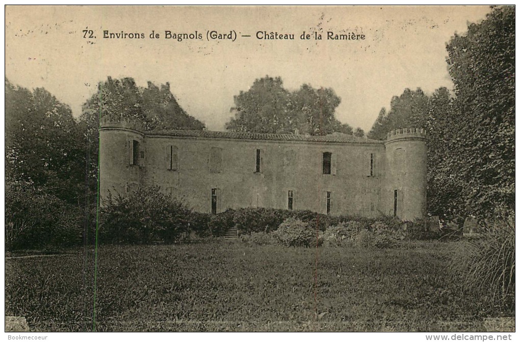 30 GARD BESSEGES  CHATEAU DE LA RAMIERE   écrite - Bessèges