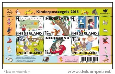 Nederland / The Netherlands - Postfris / MNH - Sheet Kinderpostzegels 2015 NEW!!! - Unused Stamps