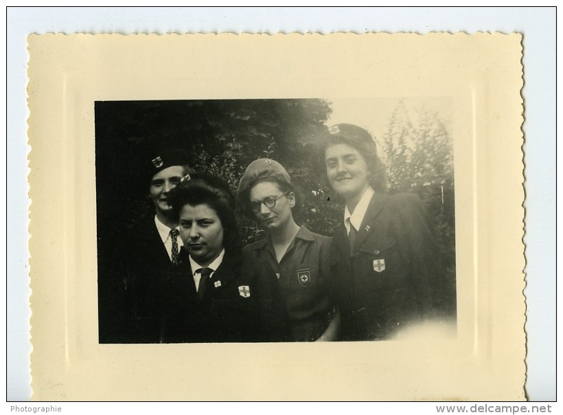 France Fives Lille Ames Vaillantes Action Catholique Origny En Thierache Ancienne Photo 1946 - Scouting