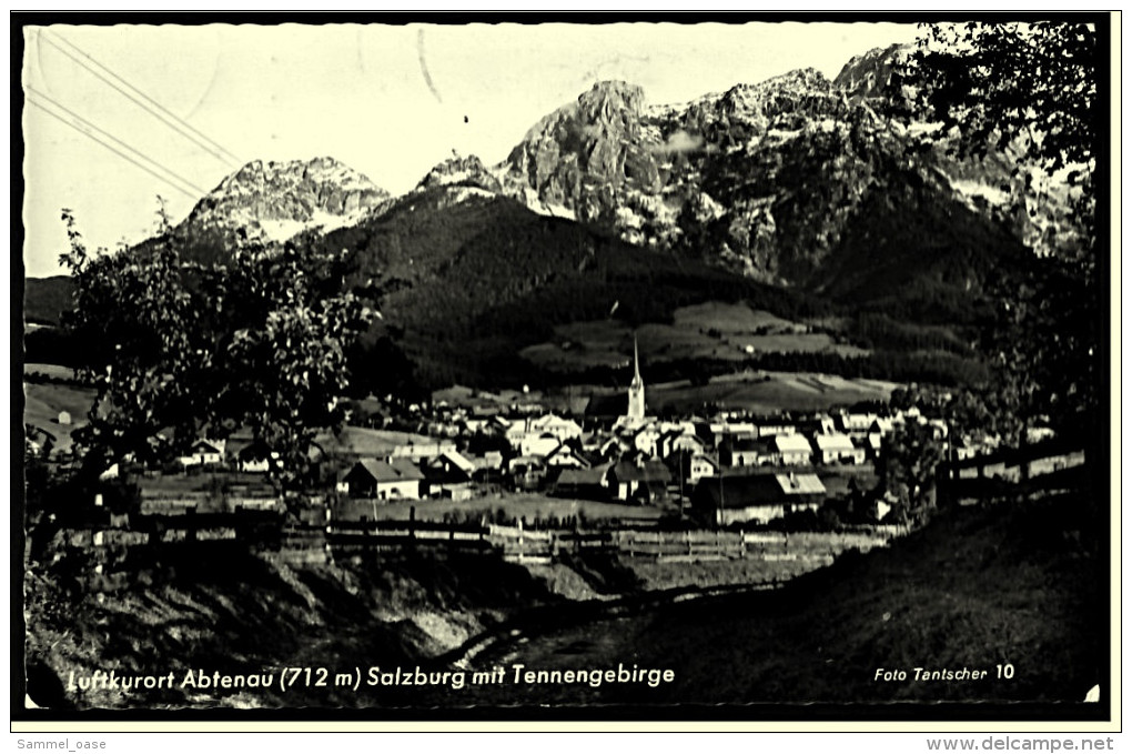 Abtenau / Salzburg  -  Mit Tennengebirge  -  Ansichtskarte Ca. 1970  (5528) - Abtenau