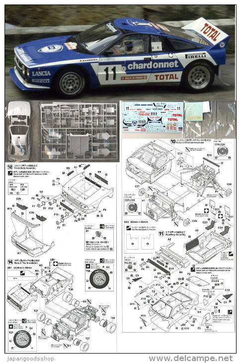 Lancia 037 Rally Chardonnet 1/24 ( Hasegawa ) - Voitures