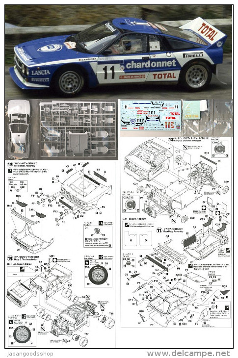 Lancia 037 Rally Chardonnet 1/24 ( Hasegawa ) - Cars