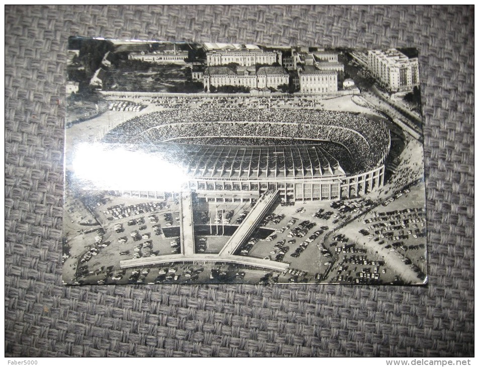 CARTOLINA B/N STADIO BARCELLNA BARCELONA ESPANA - Football