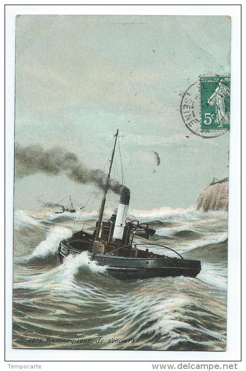 Bateau -  Remorqueur De Secours - Remorqueurs