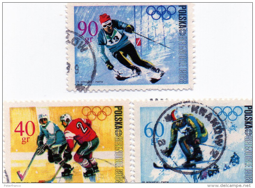 1968 Polonia - Olimpiadi Di Grenoble - Inverno1968: Grenoble