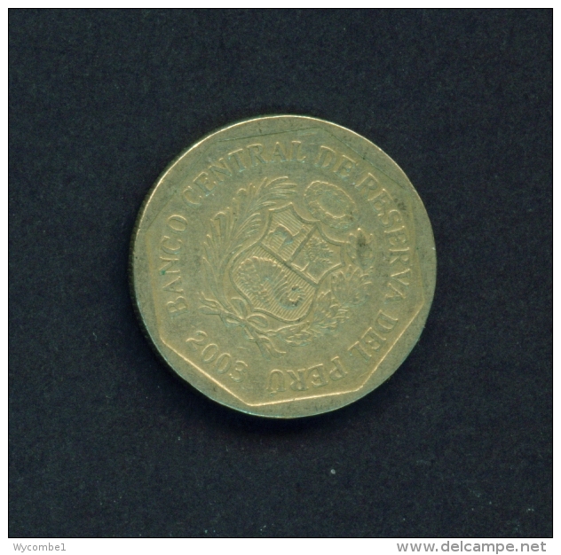PERU  -  2003  50c  Circulated Coin - Pérou