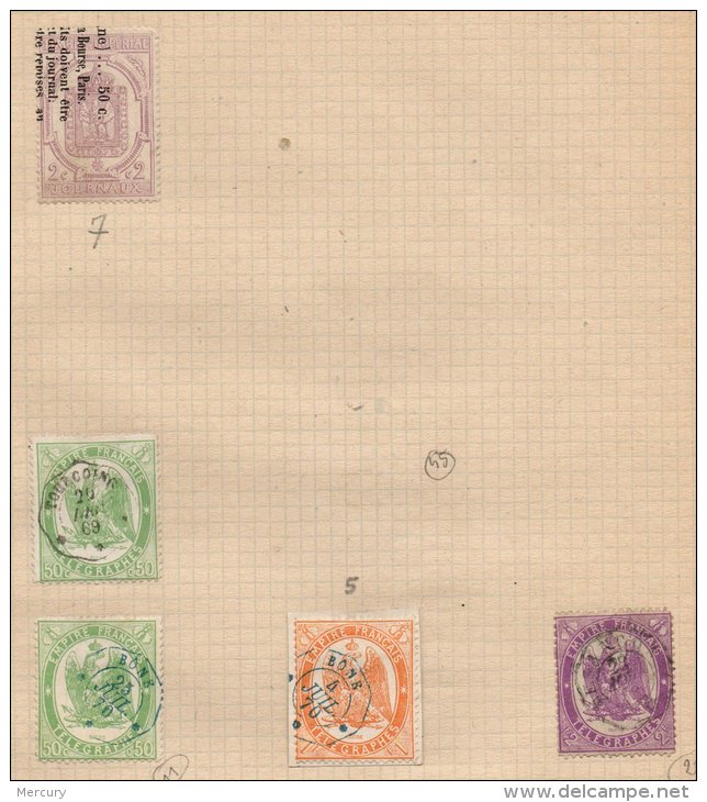 FRANCE - Bonne collection de fin de catalogue surtout oblitérée - 25 scans