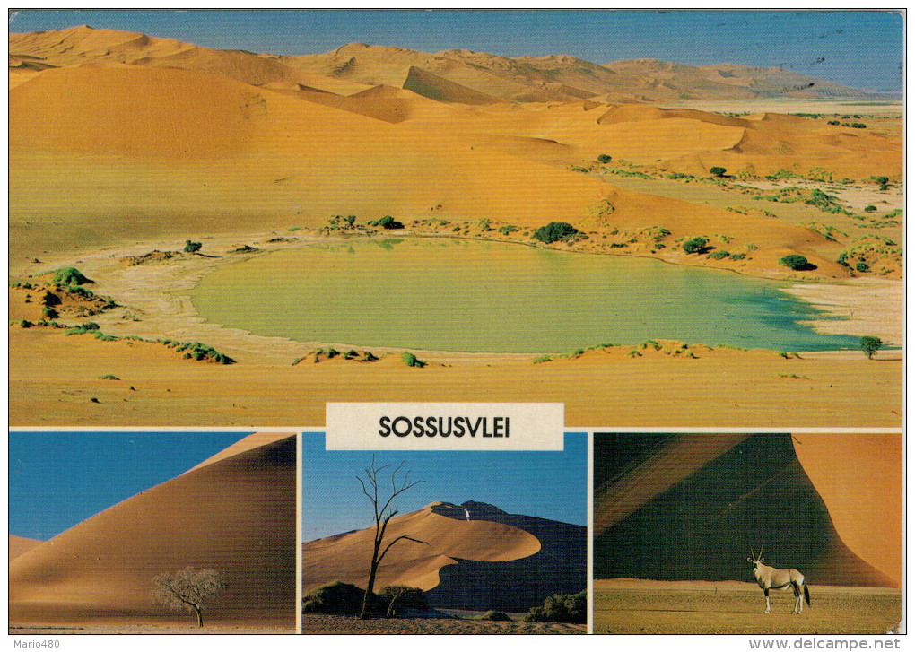 SOSSUSVLEI    THE VLEI AT SOSSUSVLEI WITH WATER AFTER GOOD REINS  (VIAGGIATA) - Namibia