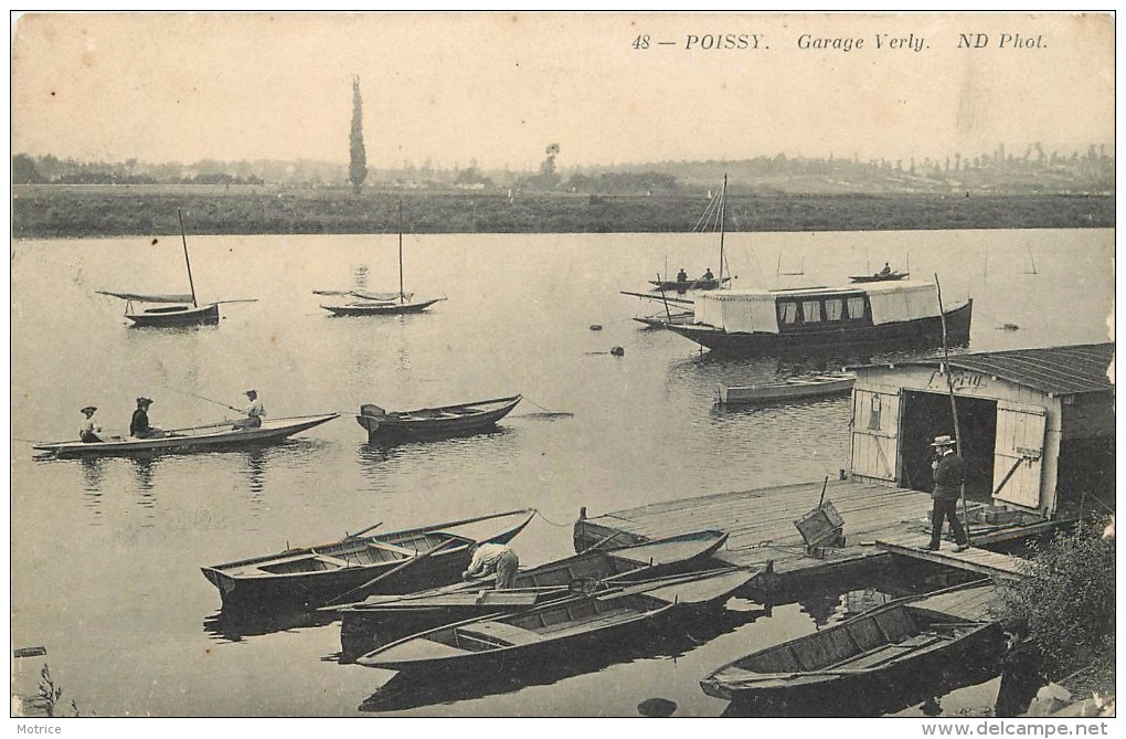 POISSY - Garage Verly.(carte Vendue En L'état). - Poissy