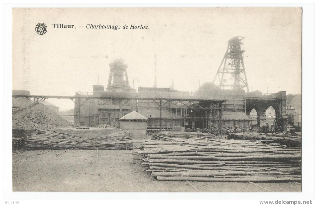 Saint Nicolas Tilleur Charbonnage De Horloz Carte Postale Ancienne Mine De Charbon - Saint-Nicolas