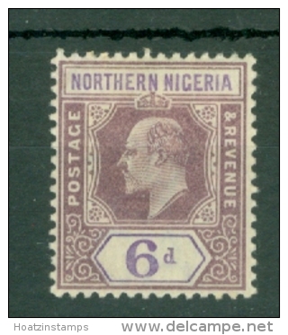 Northern Nigeria: 1902   Edward    SG15     6d     MH - Nigeria (...-1960)