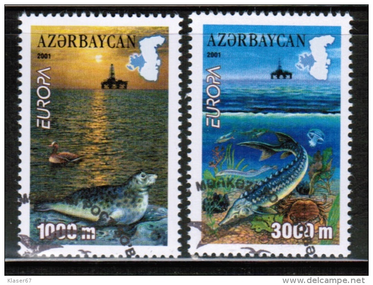 CEPT 2001 AZ MI 494-95 A USED AZERBAIJAN - 2001