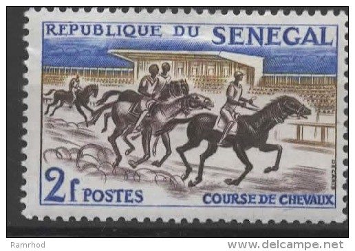 SENEGAL 1961 Sports - 2f Horse Race  MH - Senegal (1960-...)