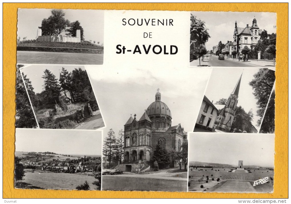 57 Moselle Saint Avold Carte Multivues ( Attention : Petite Pliure En Bas à Gauche Voir Scans ) - Saint-Avold