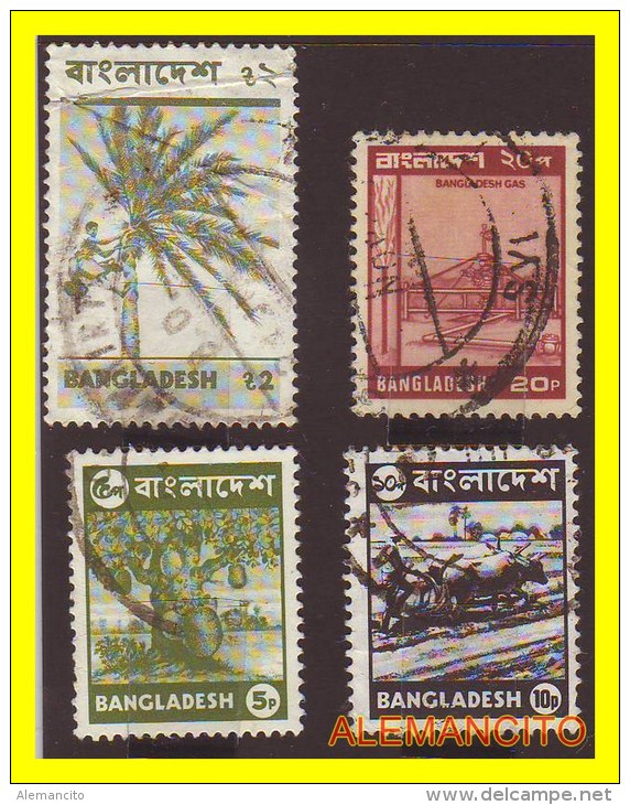 BANGLADES  4 SELLOS   AÑO 1976 - Bangladesch