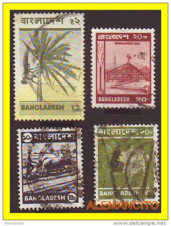 BANGLADES  4 SELLOS   AÑO 1976 - Bangladesh