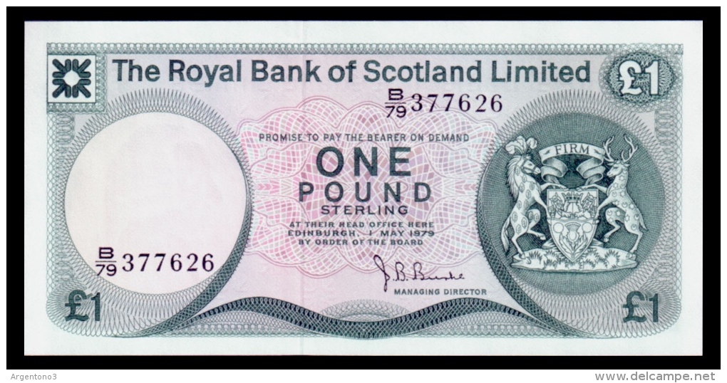 Scotland 1 Pound 1979 P.336 UNC - 1 Pond