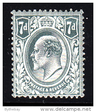 Great Britain MH Scott #145 7p Edward VII, Grey - Neufs