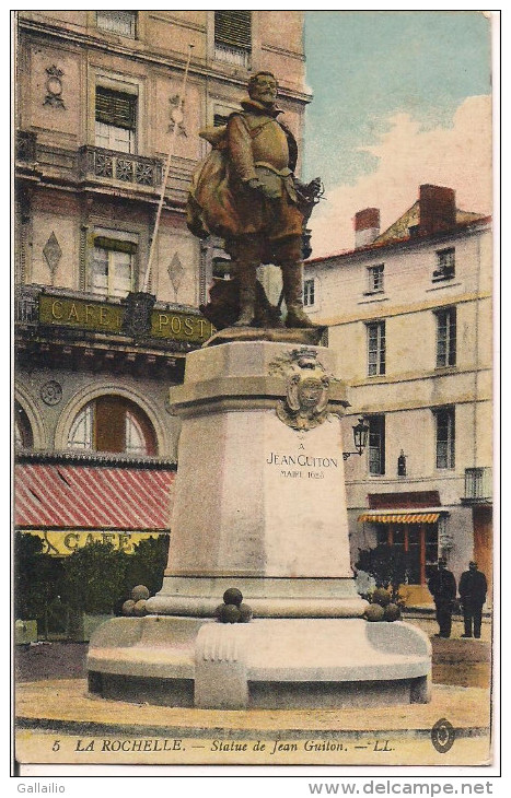 LA ROCHELLE STATUE DE JEAN GUITON - La Rochelle