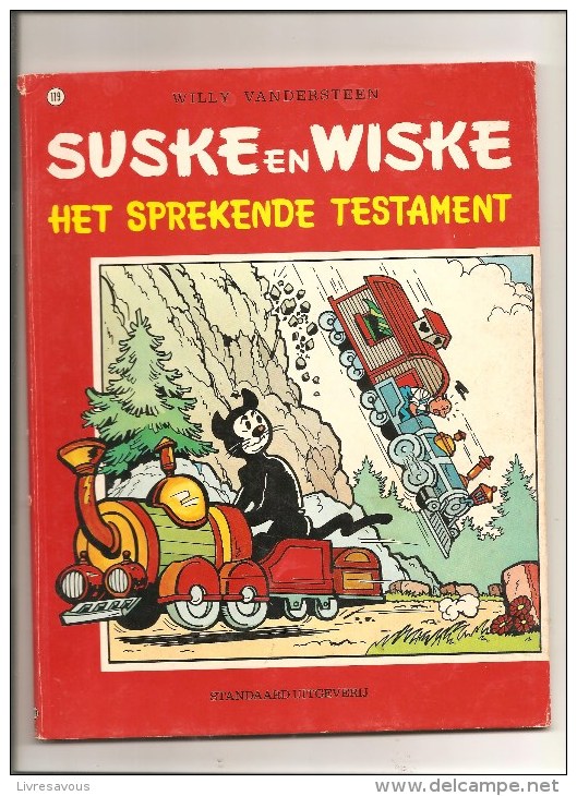 Suske En Wiske HET SPREKENDE TESTAMENT N°119 Par Willy Vandersteen Editions Standaard Uitgeverij De 1981 - Suske & Wiske