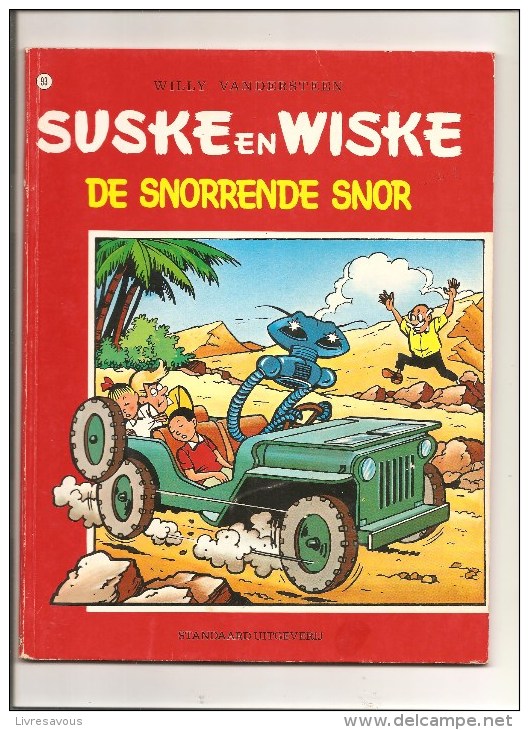 Suske En Wiske DE SNORRENDE SNOR N°93 Par Willy Vandersteen Editions Standaard Uitgeverij De 1980 - Suske & Wiske