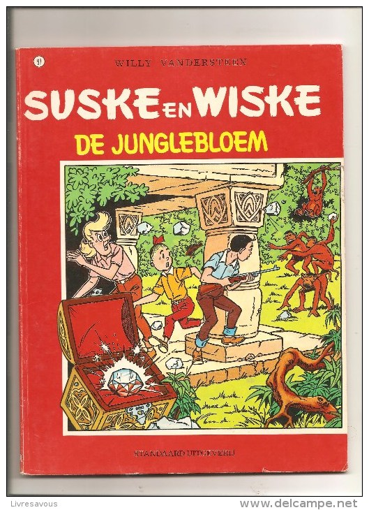 Suske En Wiske DE JUNGLEBLOEM N°97 Par Willy Vandersteen Editions Standaard Uitgeverij De 1982 - Suske & Wiske