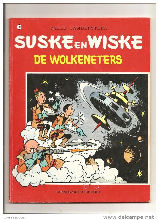 Suske En Wiske DE WOLKENETERS N°109 Par Willy Vandersteen Editions Standaard Uitgeverij De 1980 - Suske & Wiske