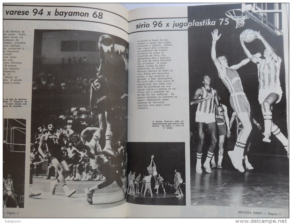 BASKETBALL ,FIBA Intercontinental Cup William Jones 1973, Ignis Varès, Jugoplastika, Sírio,  Vaqueros De Bayamón,Lexing - Libros