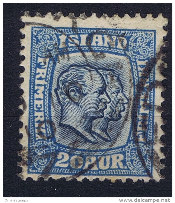 ICELAND: Mi Nr 56 Used 1907  Cancel  Scotland UK - Usados