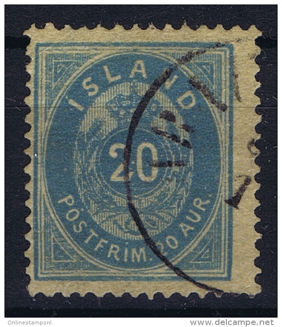 ICELAND: Mi Nr 14 A  Used  1882  14 : 13,5 - Gebraucht