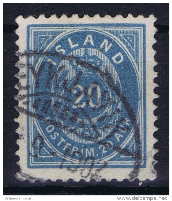 ICELAND: Mi Nr 14 B  Used  1882  12.75 - Gebraucht