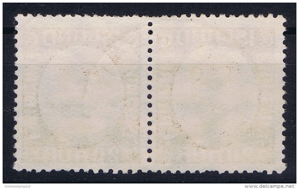 ICELAND: Mi Nr 101  Used  1921  Pair - Used Stamps