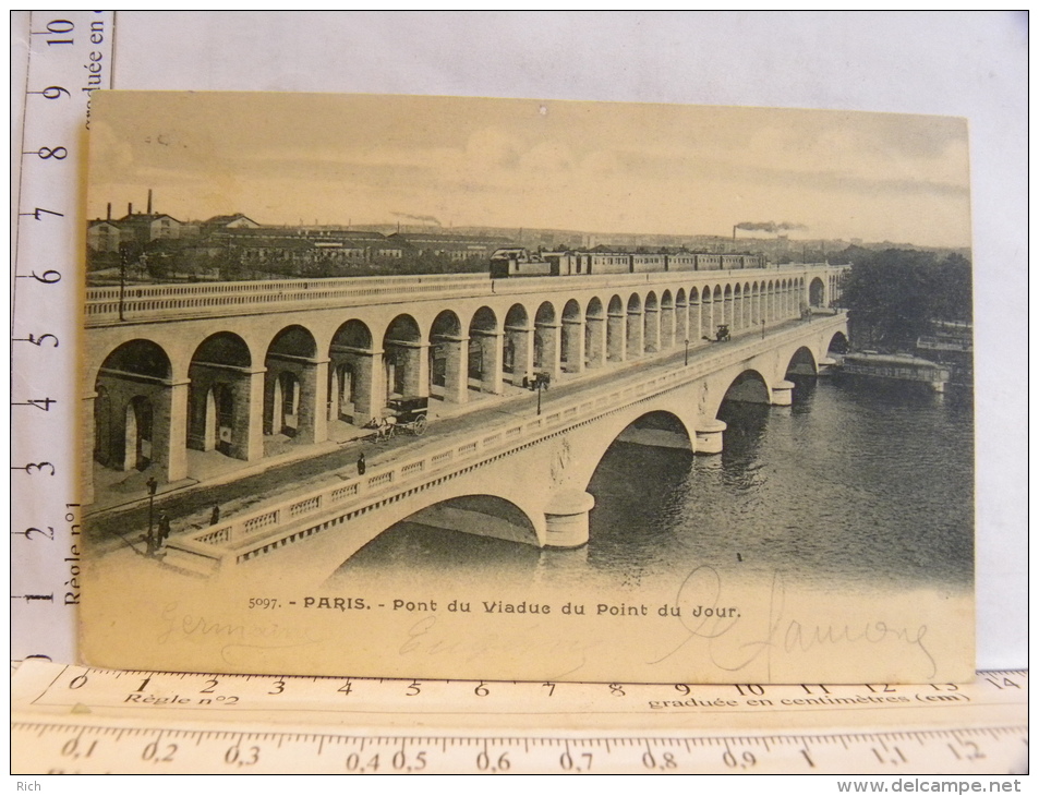 CPA (75) Paris - Pont Du Viaduc Du Point Du Jour - Andere & Zonder Classificatie