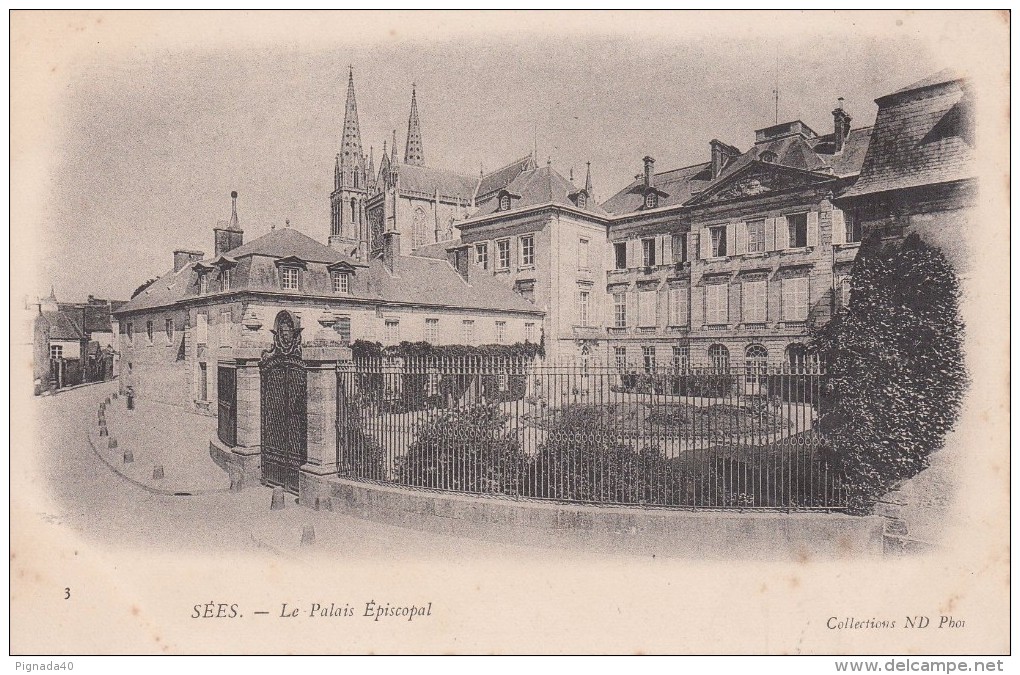 Cp , 61 , SEES , Le Palais Épiscopal - Sees