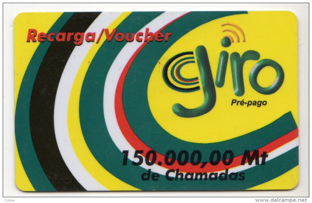 MOZAMBIQUE RECHARGE GIRO 150 000 MT Date 2003 - Moçambique