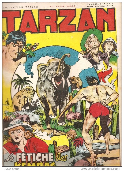 TARZAN Le Fétiche Des KEMBAS N°6 Du 1er Trimestre 1954 - Tarzan