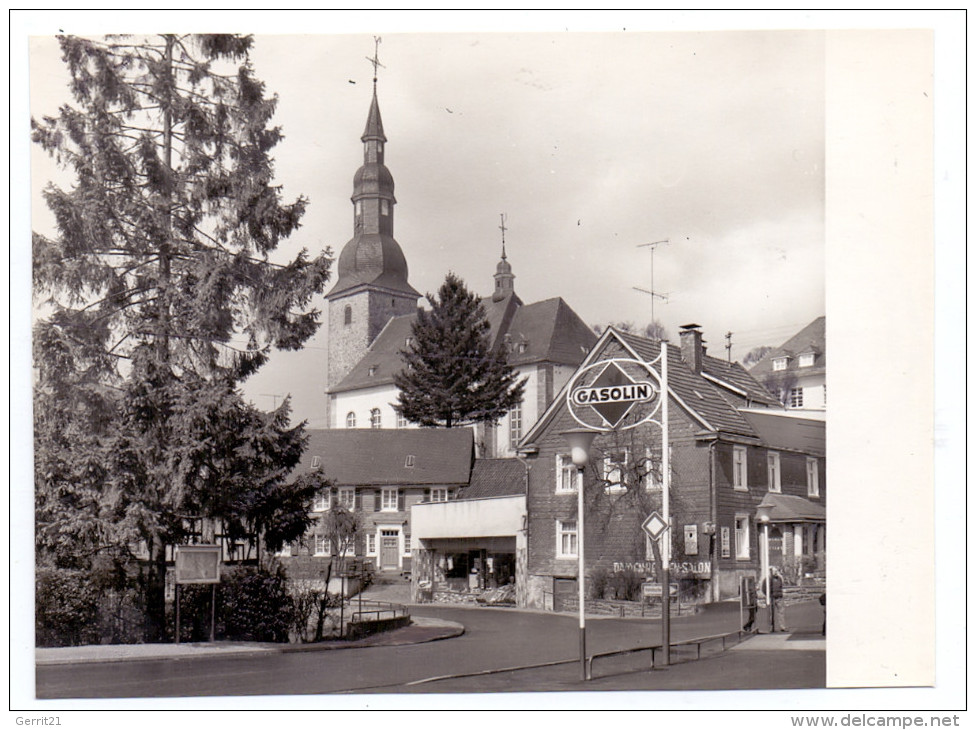 5226 REICHSHOF - ECKENHAGEN, Archiv-Stück Korr Verlag, Gasolin-Tankstelle - Gummersbach