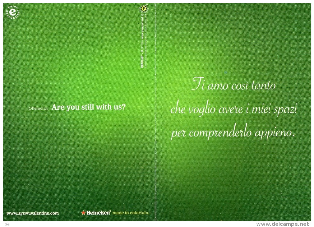 A 3686 -  Bevande, Birra Heineken - Publicité