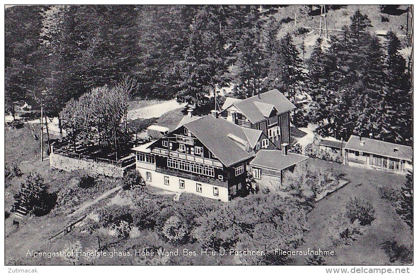 Hohe Wand - Gasthof Hanslsteighaus - Besitzer H.u.J.Puschner 1961 - Gutenstein