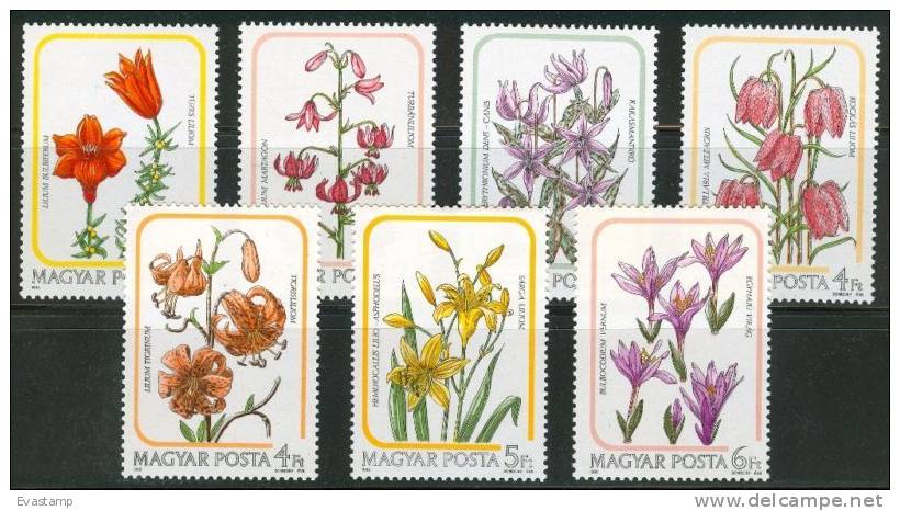 HUNGARY-1985. Lilies Cpl.Set MNH!! - Unused Stamps